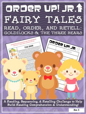 cover image of Order Up! Jr. Read, Order, and Retell- Goldilocks and the Three Bears